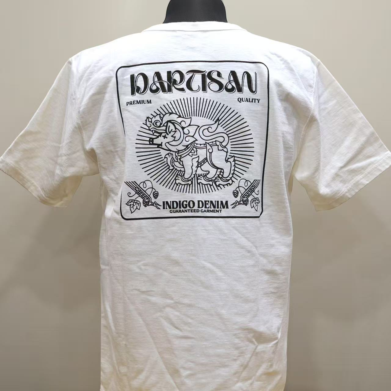 STUDIO D'ARTISAN  吊り編みプリントTシャツ【8179A】