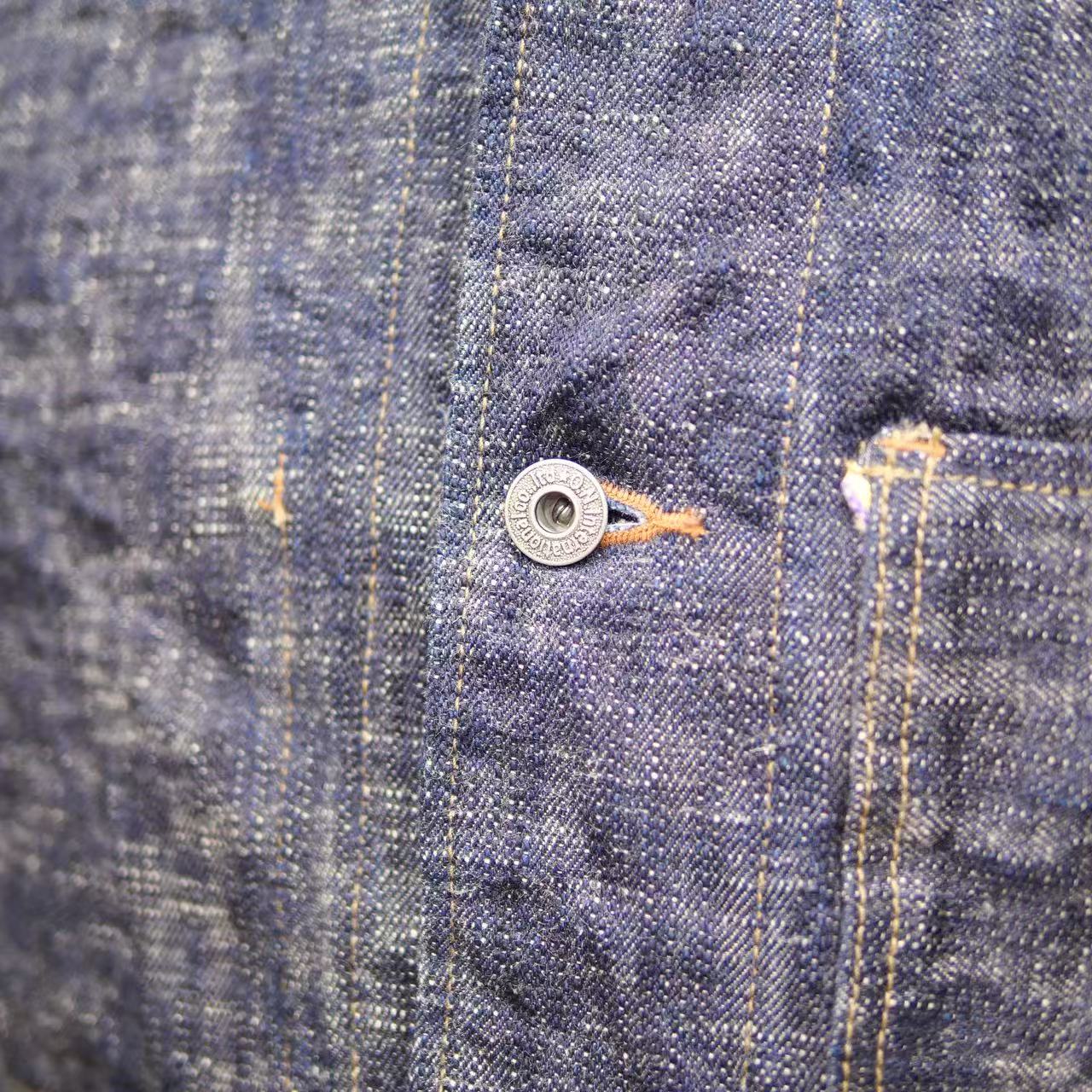 ONI DENIM 鬼デニム カバーーオールジャケット 17oz鬼絣デニム 03502-kasuri