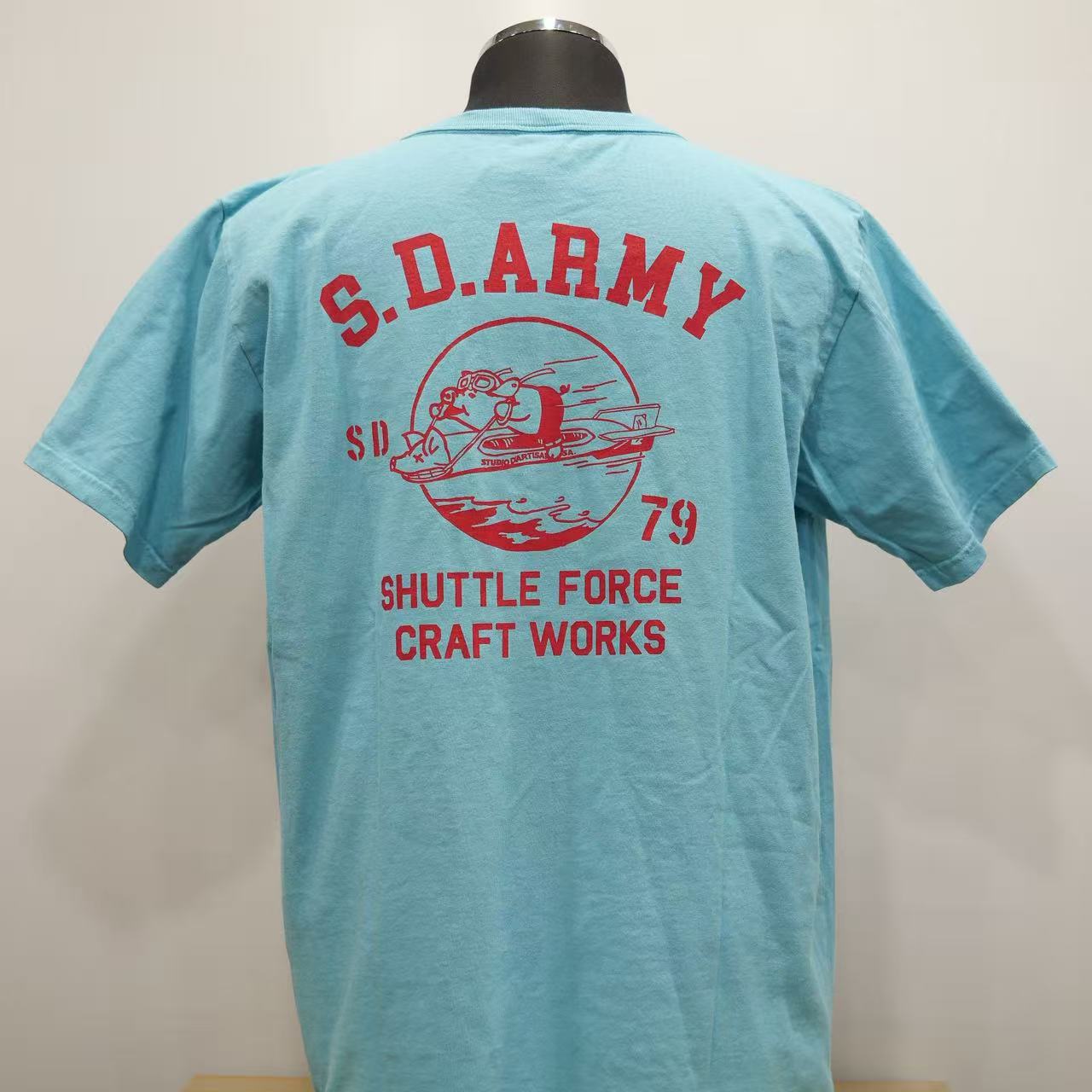 STUDIO D'ARTISAN　USAコットンプリントTシャツ【8182B】