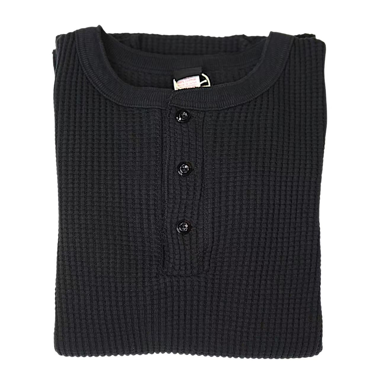 UES ビッグワッフル ヘンリーネックＴシャツ  66BW