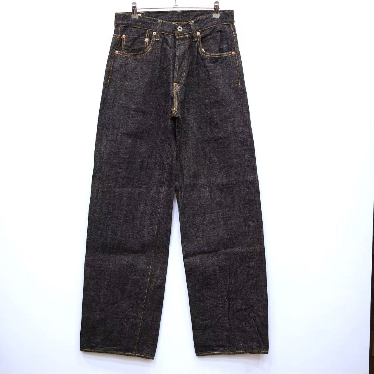 鬼デニム ONI DENIM 13.5oz. ロングスラブデニム スーパーワイドストレート ジーンズ ワンウォッシュ 【ONI-222-LS13.5】