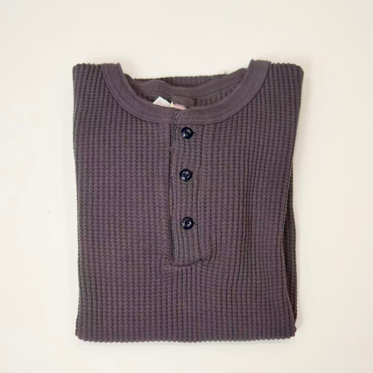 UES ビッグワッフル ヘンリーネックＴシャツ  66BW