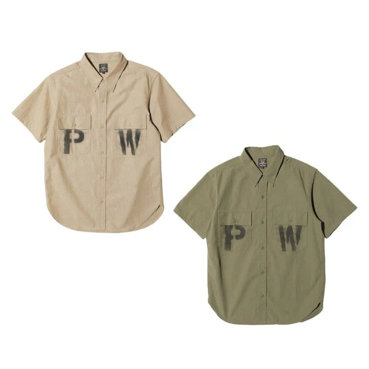 JELADO  S/S Officer Shirt PW Stencil Custom【CT21114B】
