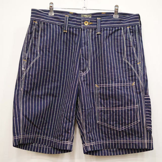 EIGHT-G(エイトジー) 11oz WABASH STRIPE WORK SHORT PANTS 8SP-16