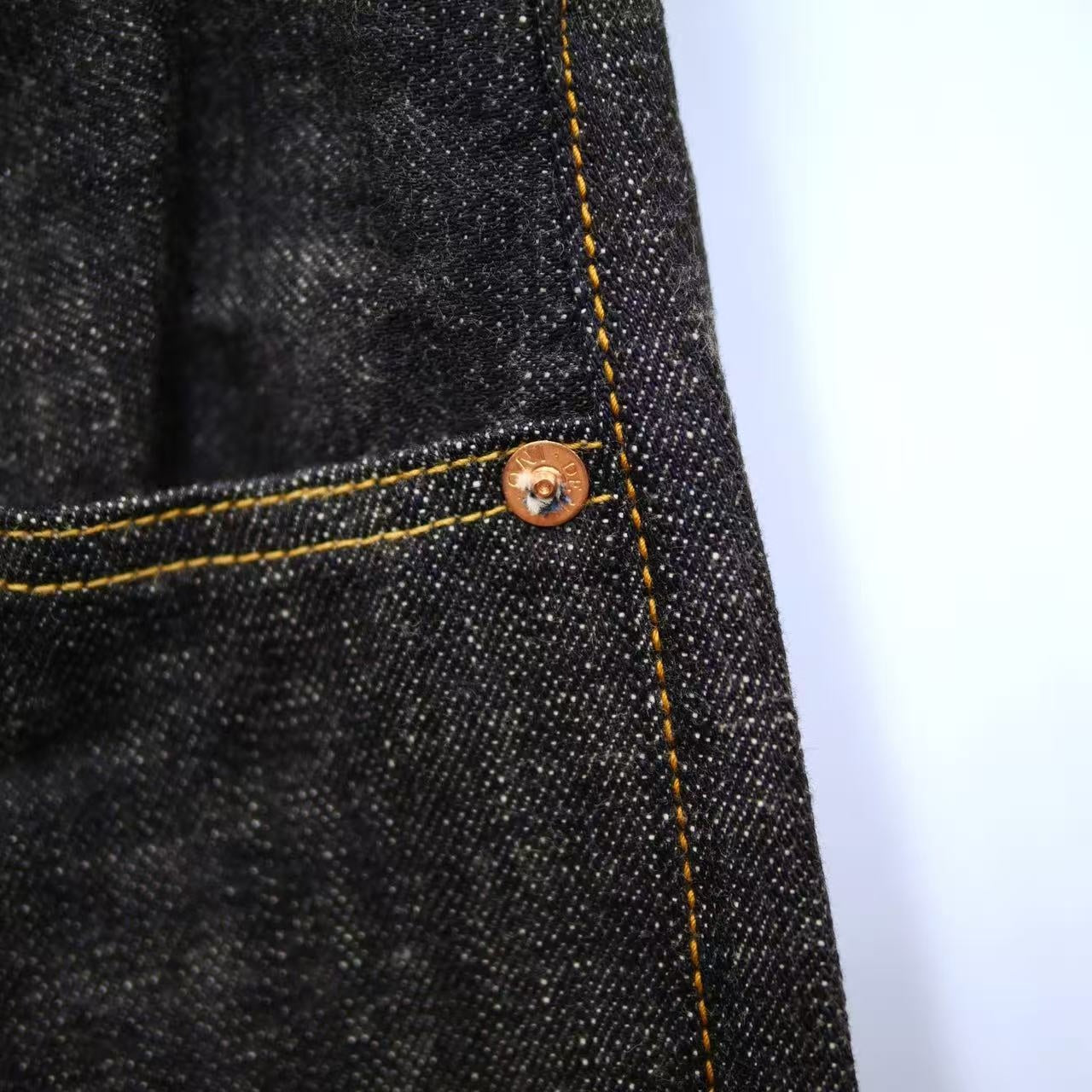 鬼デニム ONI DENIM 13.5oz. ロングスラブデニム スーパーワイドストレート ジーンズ ワンウォッシュ 【ONI-222-LS13.5】