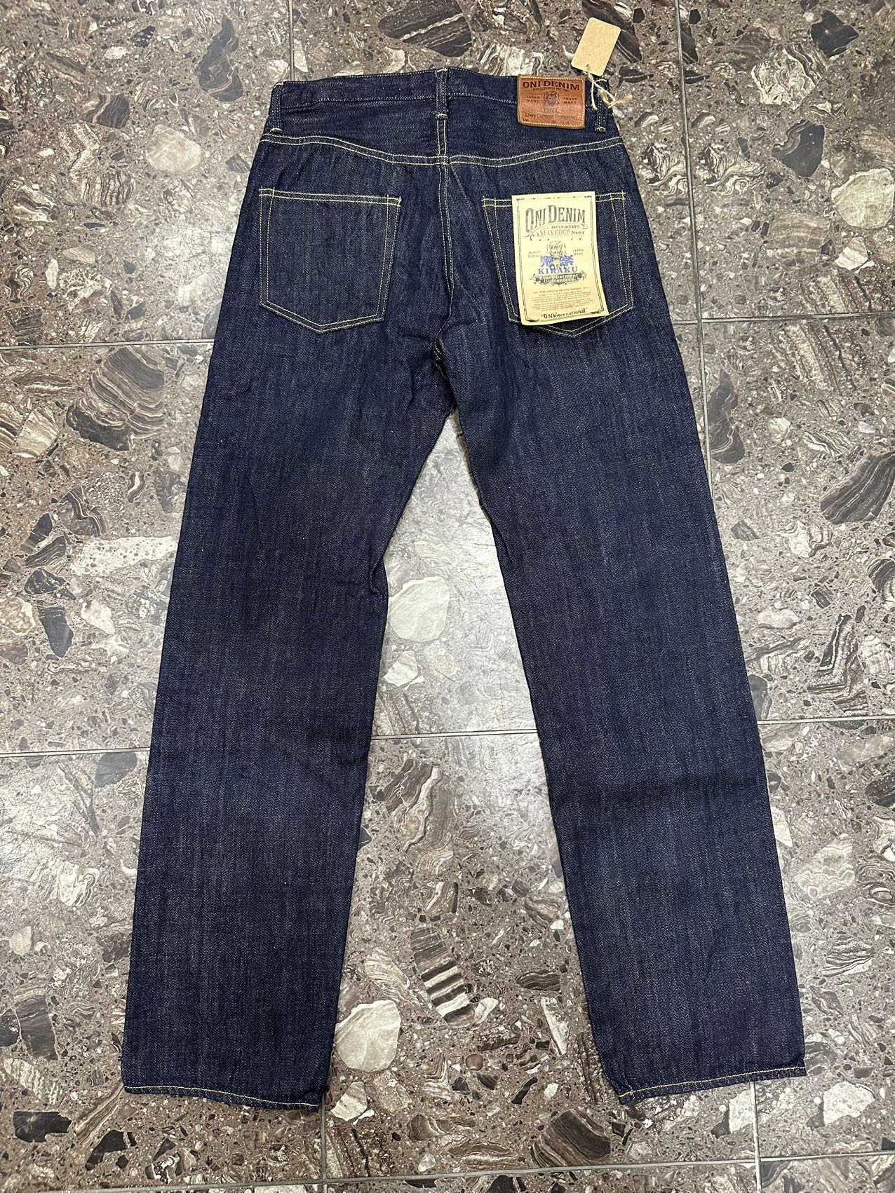 鬼デニム ONI DENIM 鬼楽 ジーンズ 【022-Kiraku】12oz 秋 リラックス ストレートジーンズ ブランド