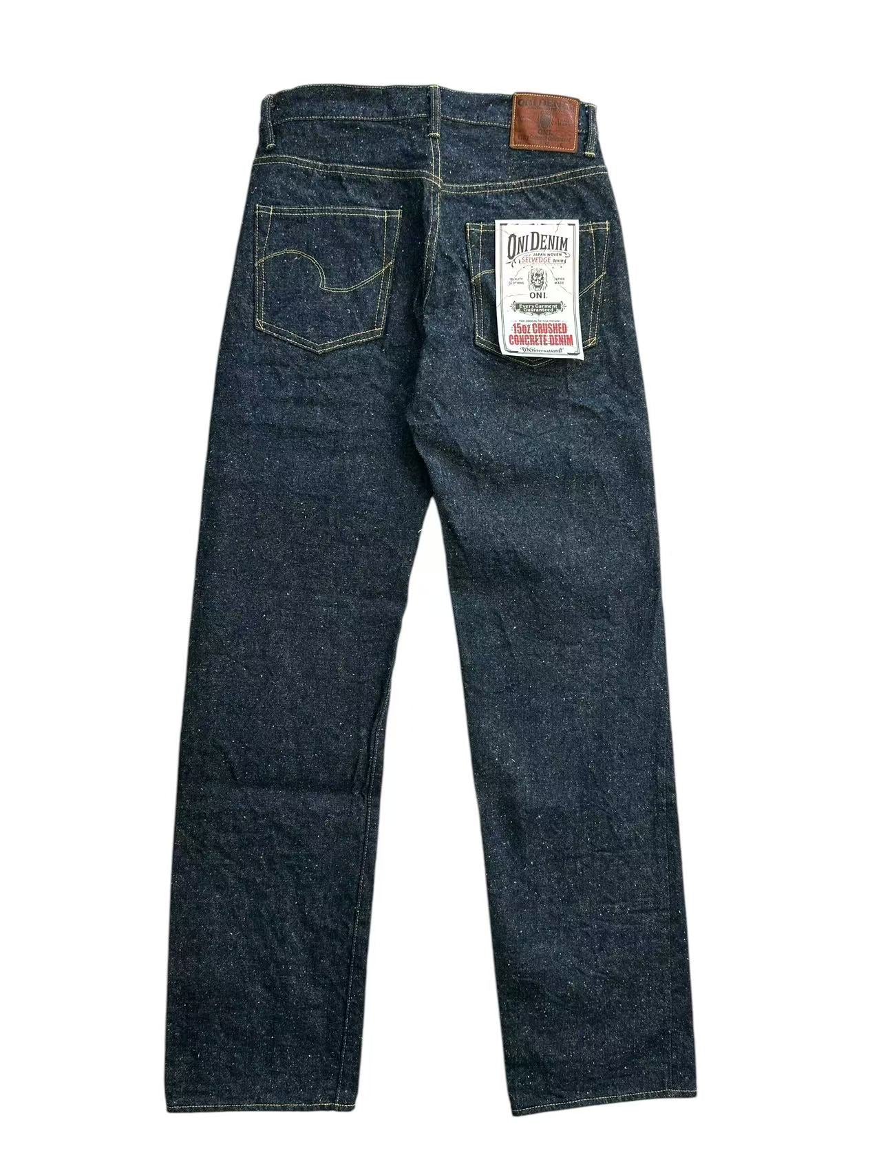 鬼デニム ONI DENIM レギュラーストレートジーンズ 15ozシークレットデニム 【288CCD-BKBK/ID】