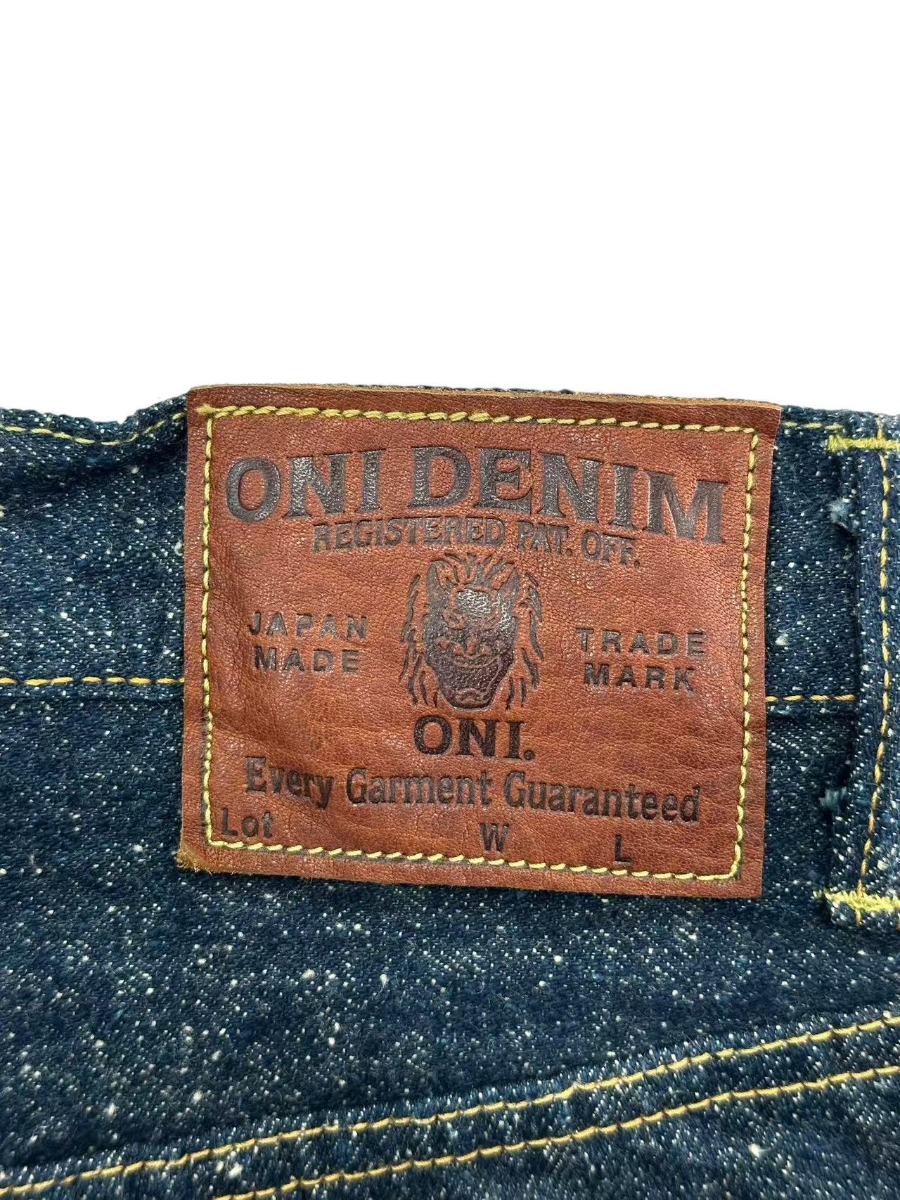 鬼デニム ONI DENIM レギュラーストレートジーンズ 15ozシークレットデニム 【288CCD-BKBK/ID】