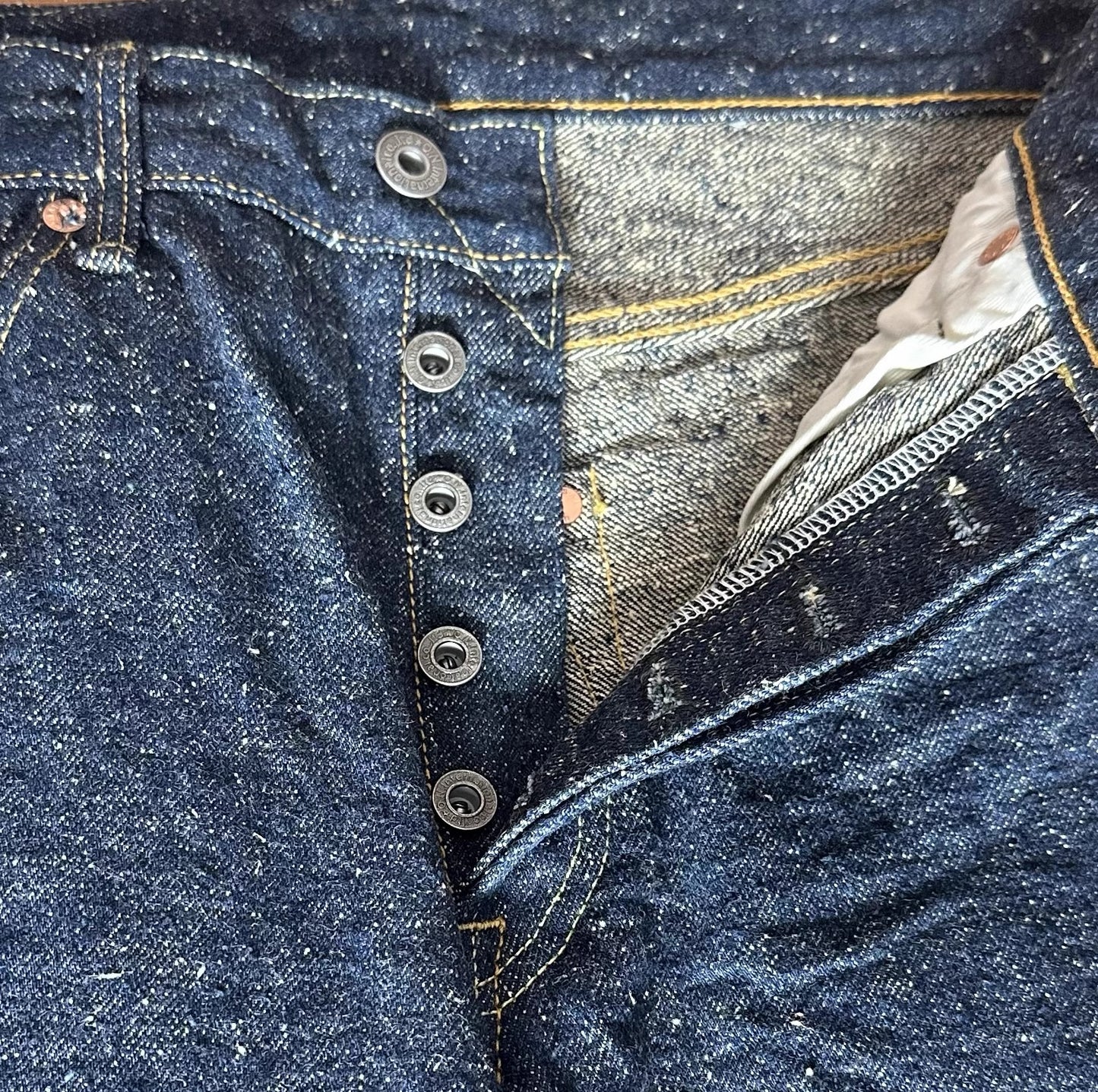 鬼デニム ONI DENIM レギュラーストレートジーンズ 15ozシークレットデニム 【288CCD-BKBK/ID】