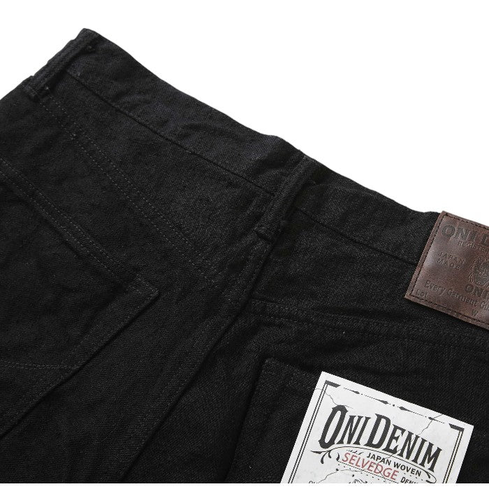 鬼デニム ONI DENIM レギュラーストレートジーンズ 15ozシークレットデニム 【288CCD-BKBK/ID】