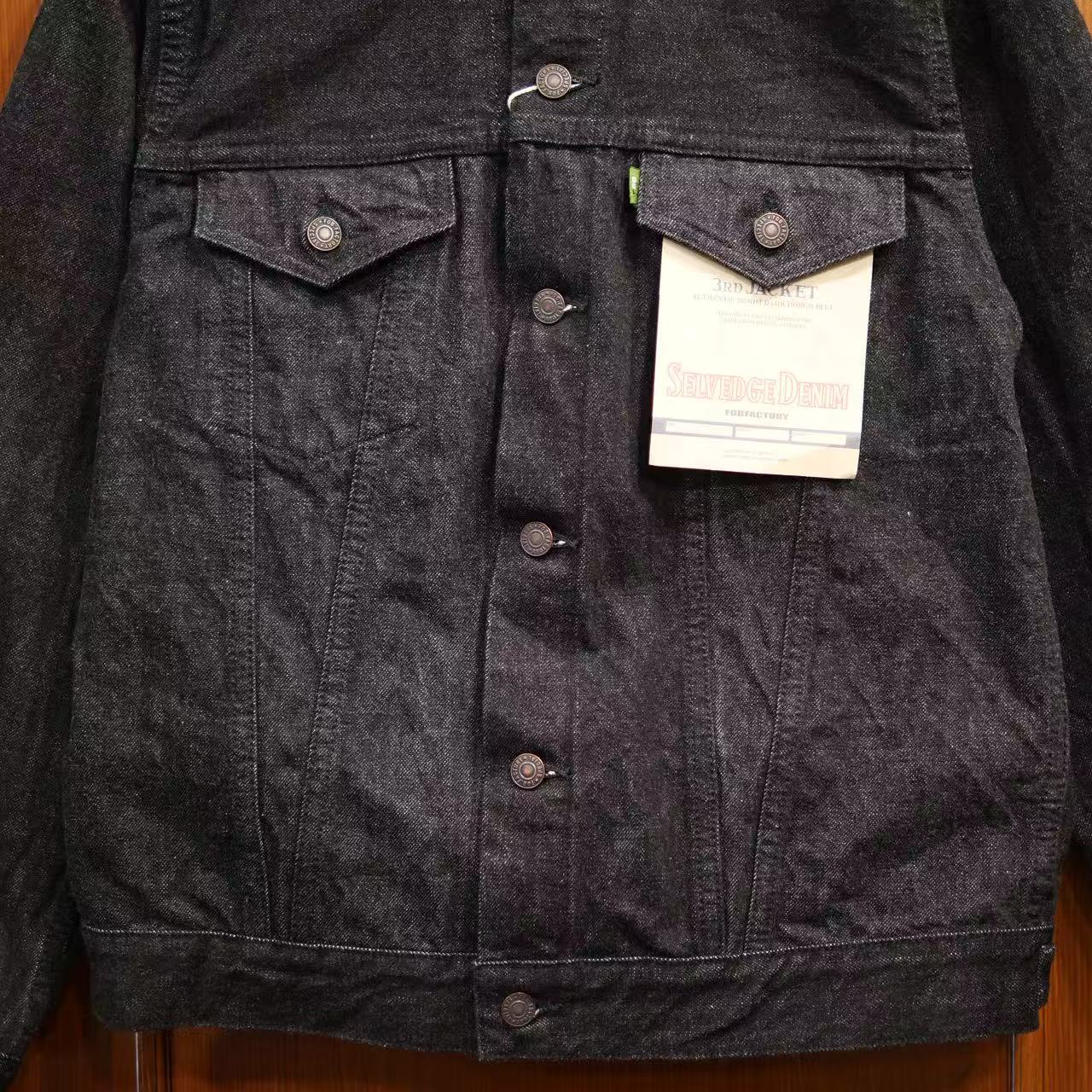 FOB factory 正規店 【F2444】14.75ozセルヴィッチ デニム 3rdジャケット
