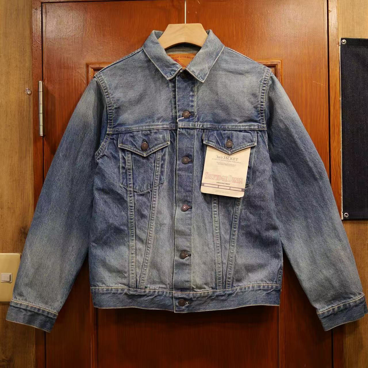 FOB factory 正規店 【F2444】14.75ozセルヴィッチ デニム 3rdジャケット