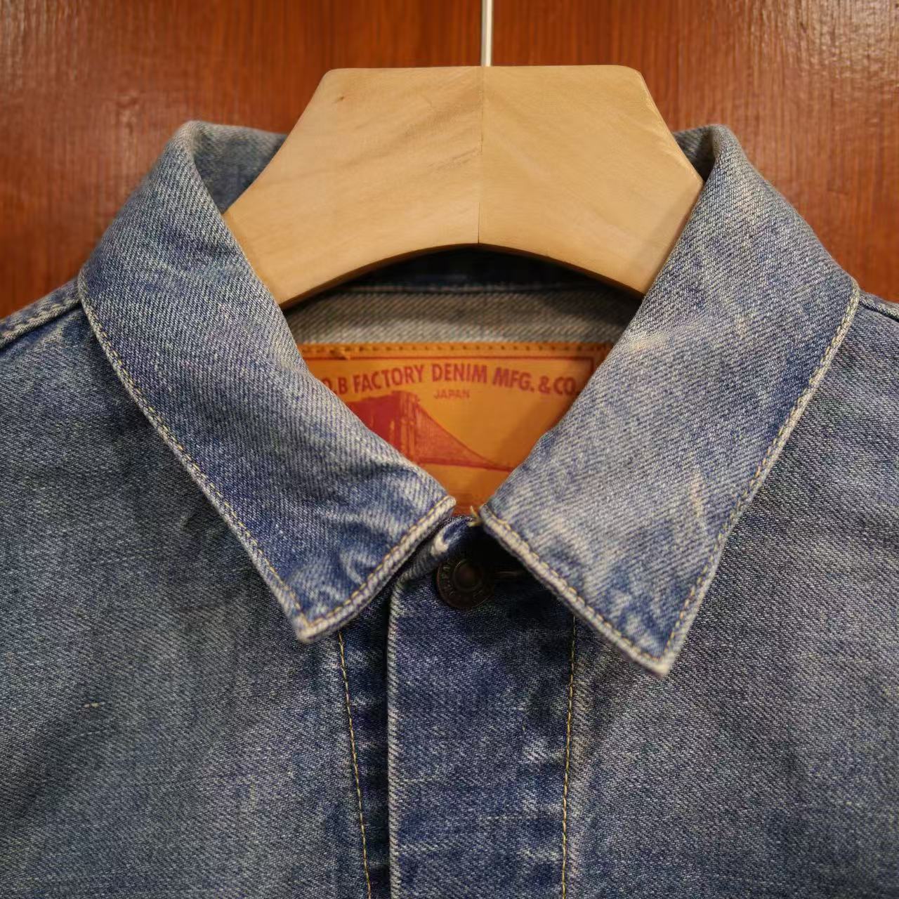 FOB factory 正規店 【F2444】14.75ozセルヴィッチ デニム 3rdジャケット