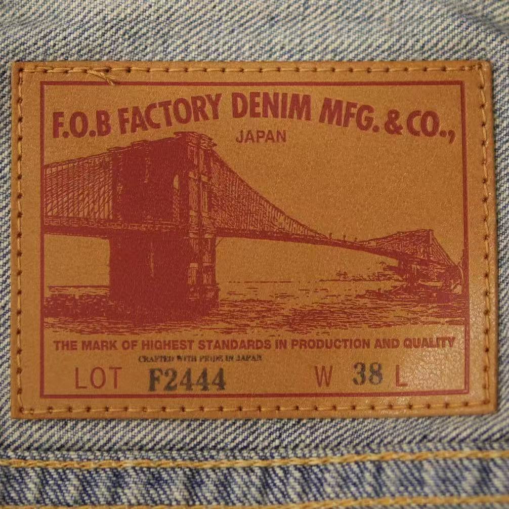 FOB factory 正規店 【F2444】14.75ozセルヴィッチ デニム 3rdジャケット