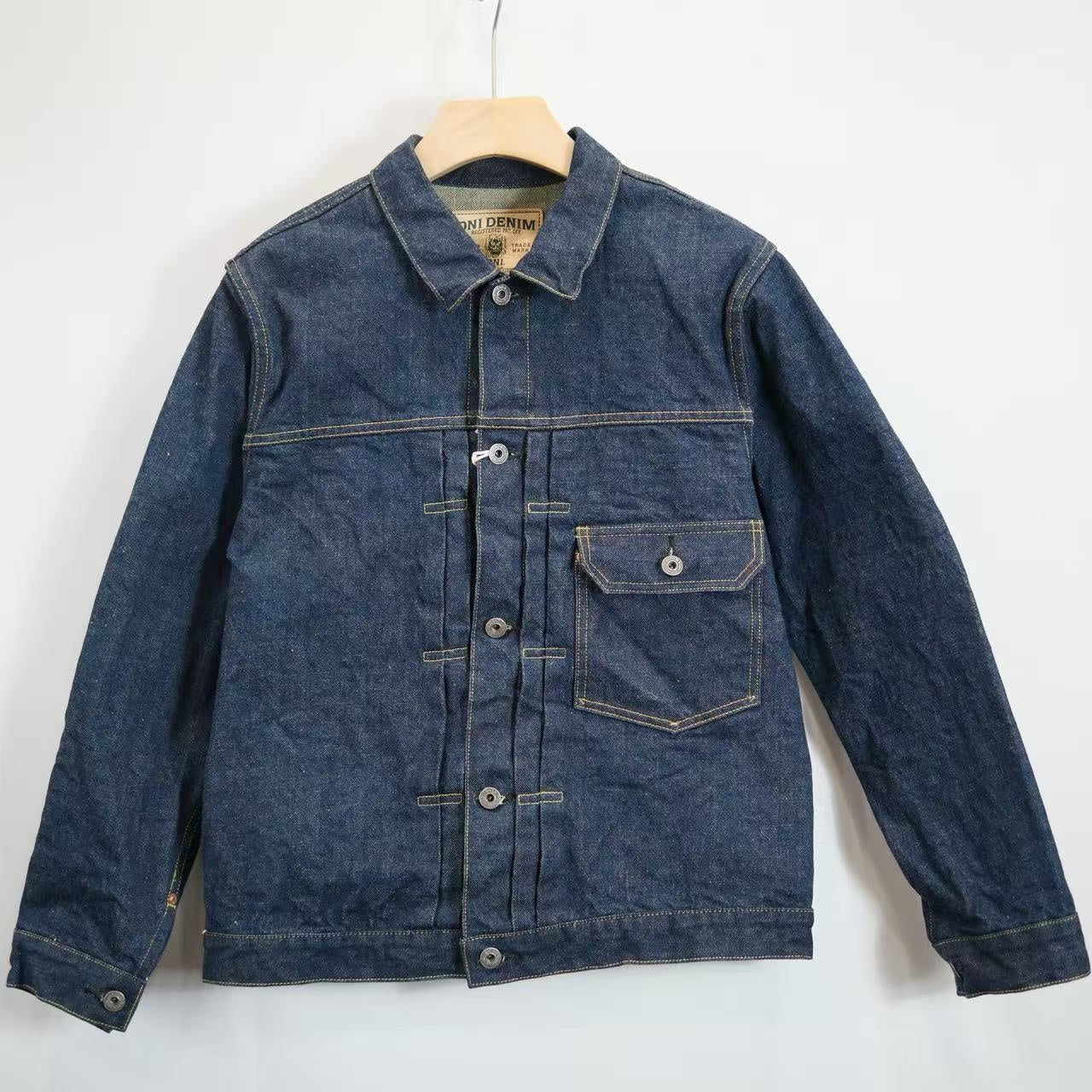 ONI DENIM 鬼デニム ONI-01507LIS 15oz Ishikawa-dai Denim - 1st Type Denim Jacket Long