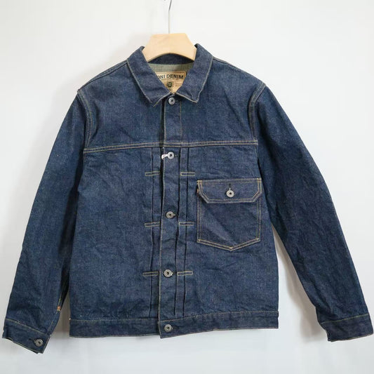 ONI DENIM 鬼デニム ONI-01507LIS 15oz Ishikawa-dai Denim - 1st Type Denim Jacket Long