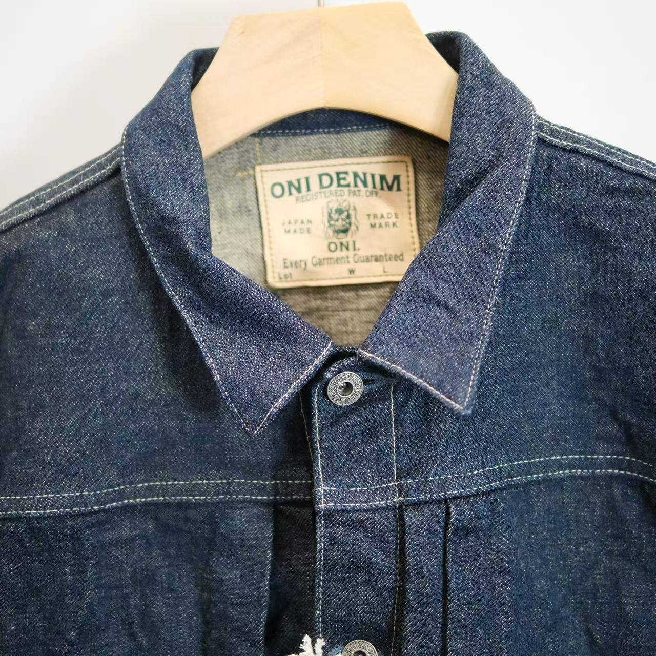 ONI DENIM 鬼デニム ONI-03517ISH 15oz石川台オールドデザインデニムジャケット