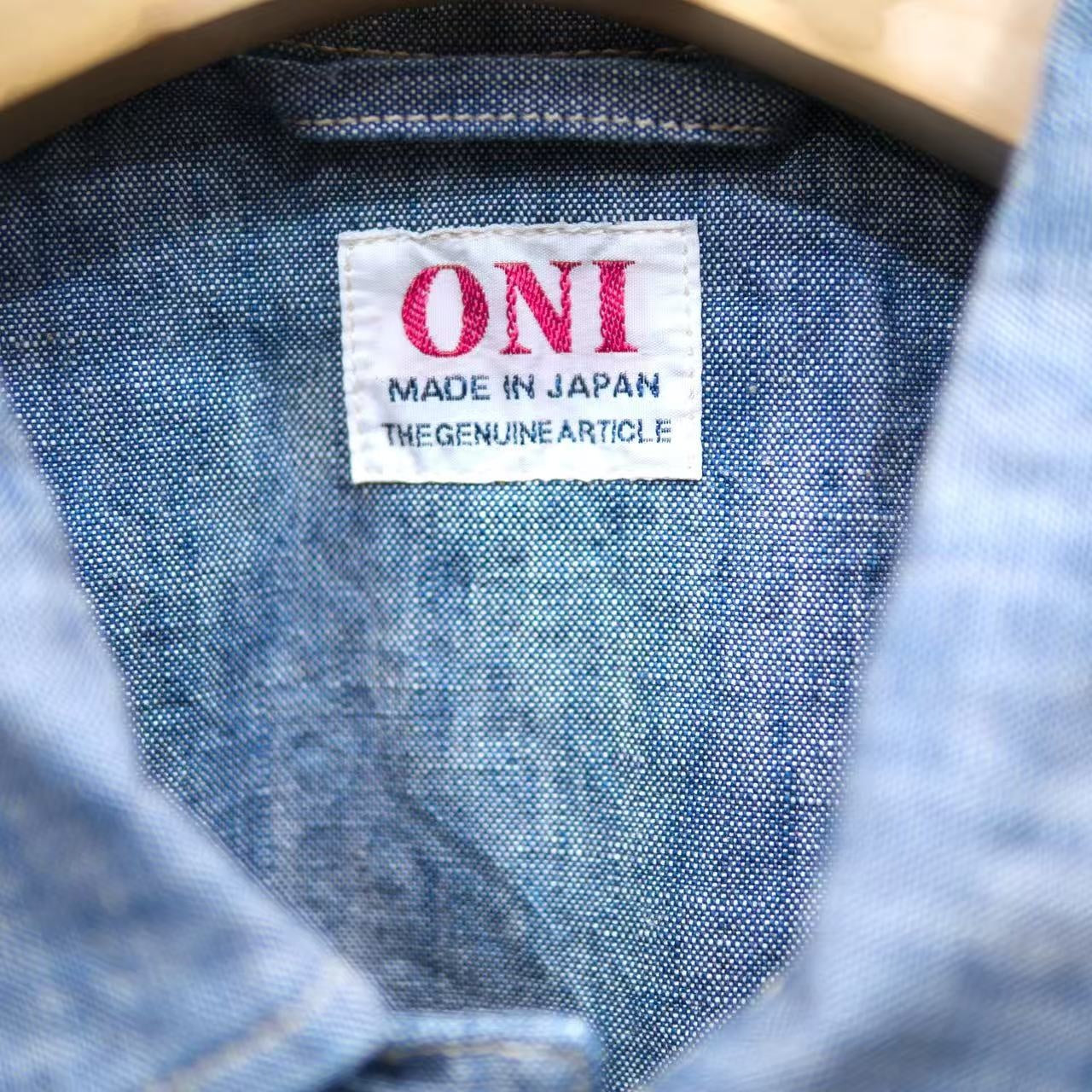 ONI DENIM 鬼デニム ジャケット ONI-03501-SHVCH　Coveralls - 13oz. Super Heavy Chambray