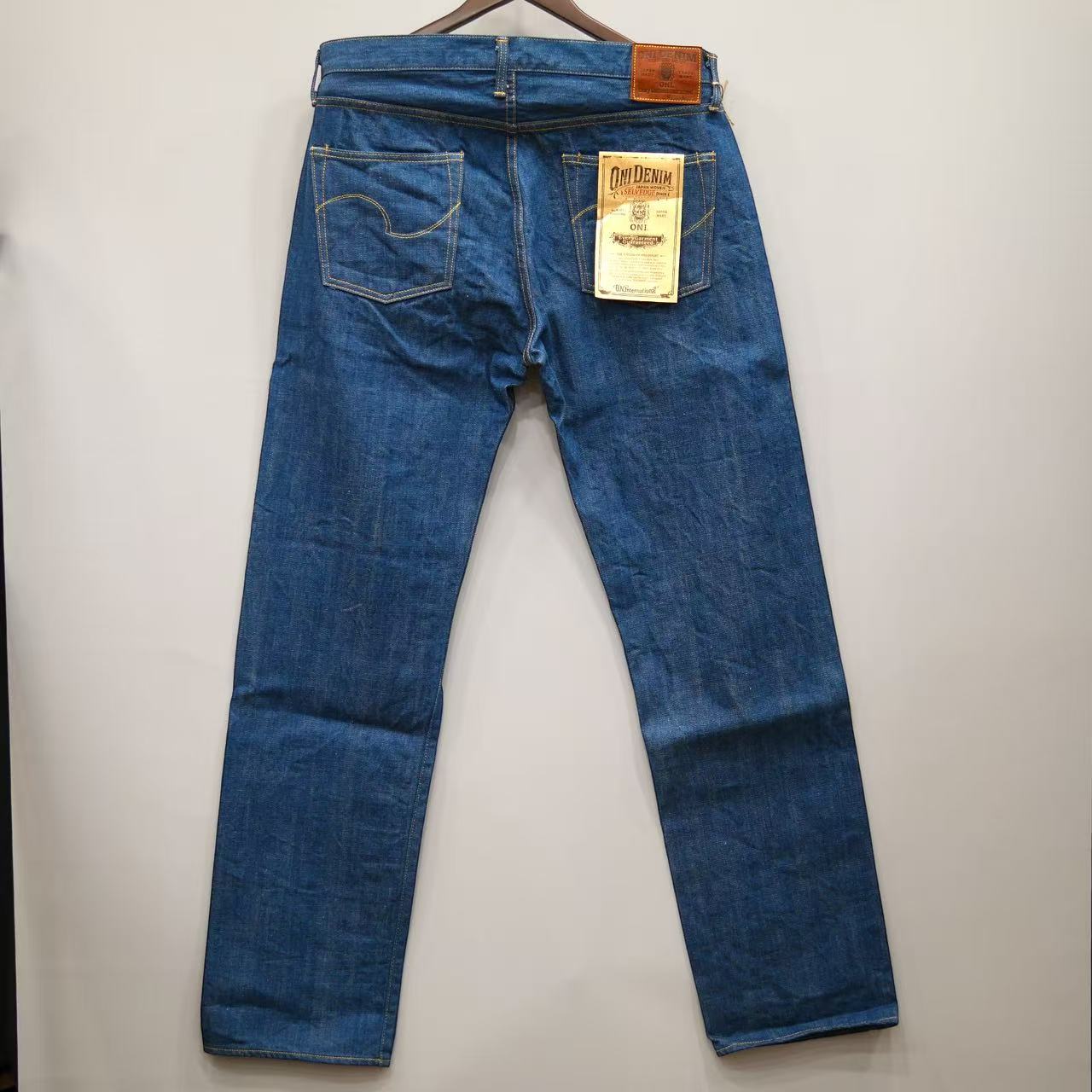 ONI DENIM 鬼デニム 正規店 クラシックストレート 秋冬 13.7oz オールドフェード ブルーデニム【ONI-570-OFBD】