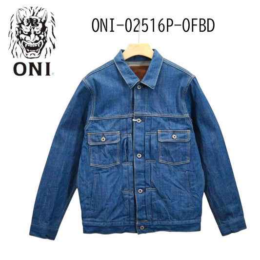 ONI DENIM 鬼デニム ジャケット 02516P-OFBD セカンド デニムジャケット オールドフェードデニム メンズ 秋服 デニムジャケット アメカジ ｇジャン 2nd ブランド