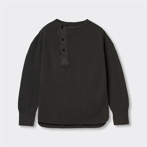 STUDIO D'ARTISAN　Thermal  Henry  Neck shirt【OR-9101】